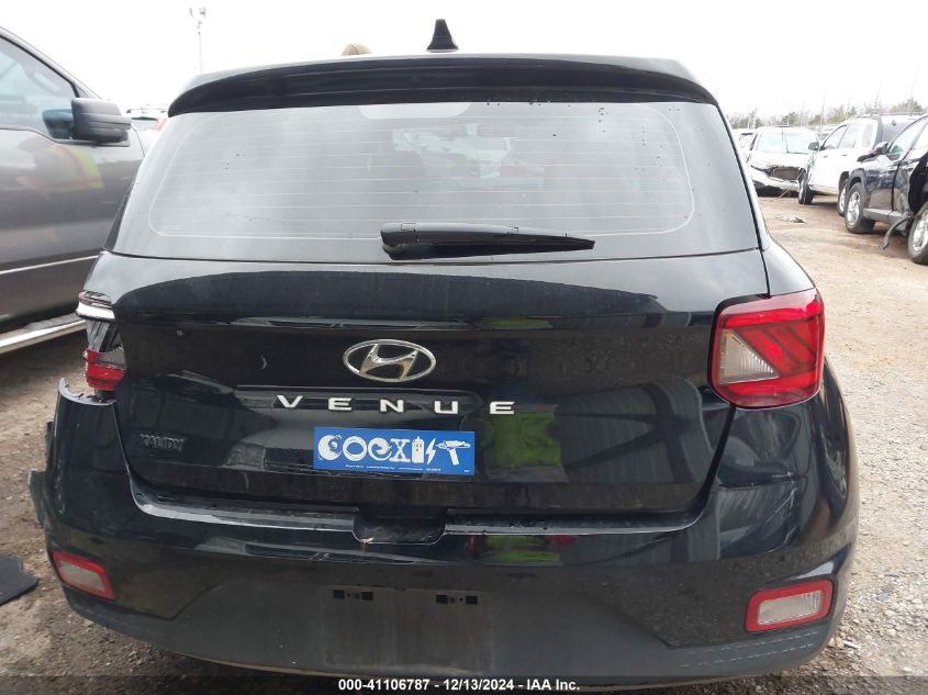 2022 Hyundai Venue Se VIN: KMHRB8A35NU176417 Lot: 41106787