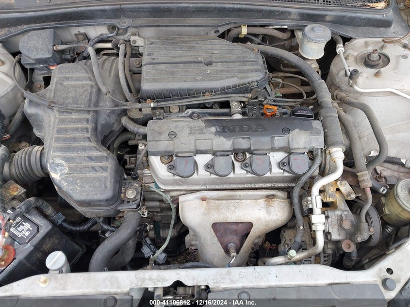 2003 Honda Civic Lx VIN: 2HGES16503H548705 Lot: 41106812