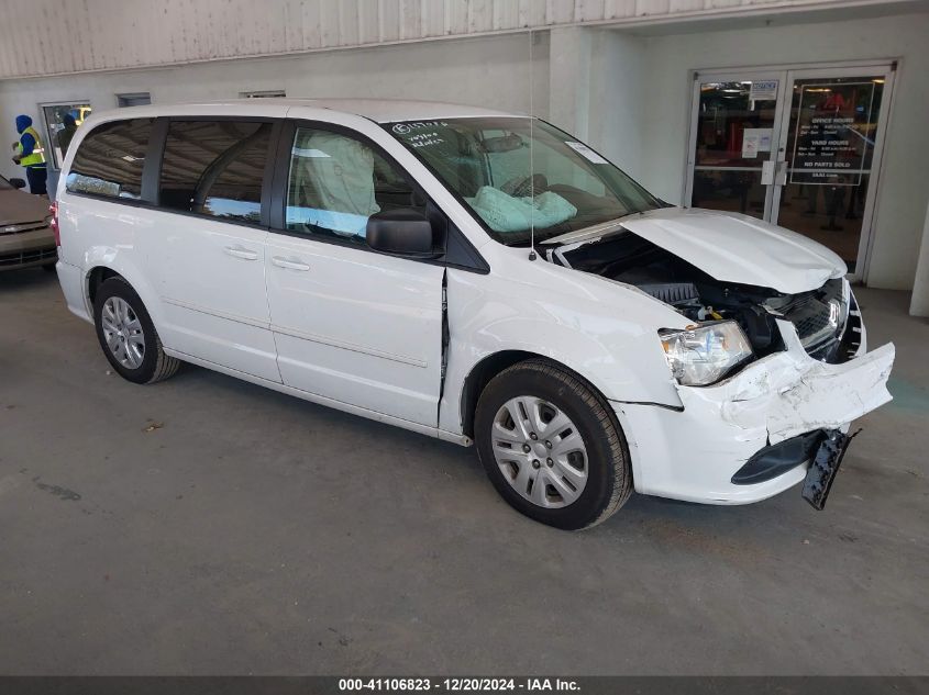 VIN 2C4RDGBG6FR641957 2015 Dodge Grand Caravan, SE no.1