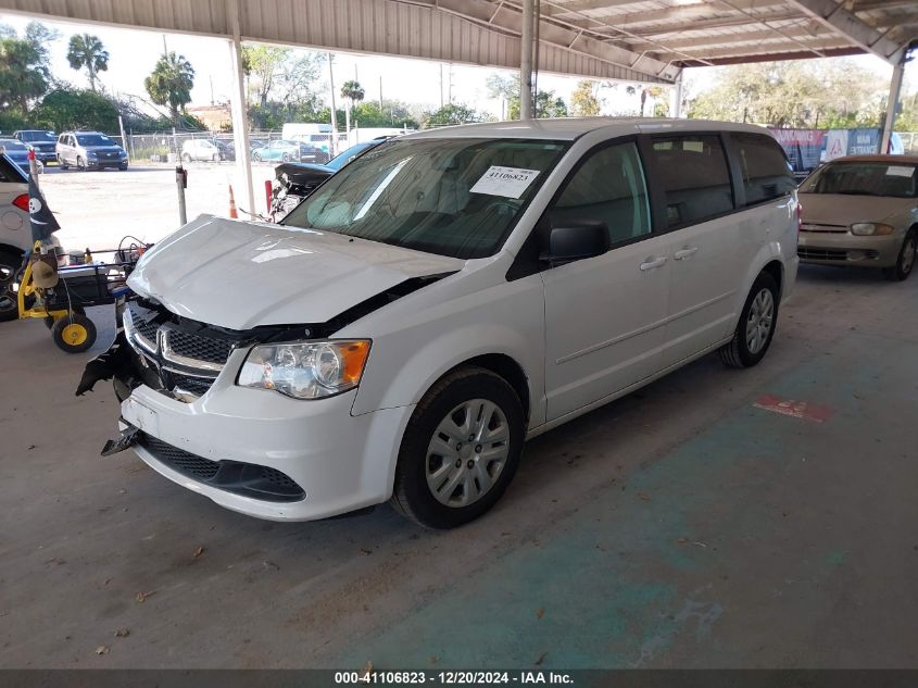 VIN 2C4RDGBG6FR641957 2015 Dodge Grand Caravan, SE no.2