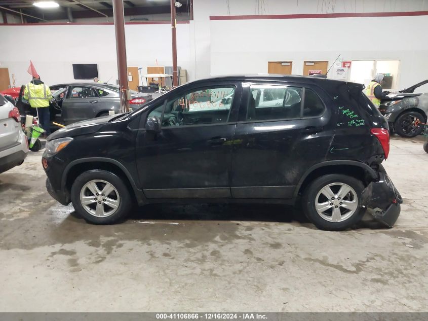 2019 Chevrolet Trax Ls VIN: 3GNCJNSB7KL368341 Lot: 41106866