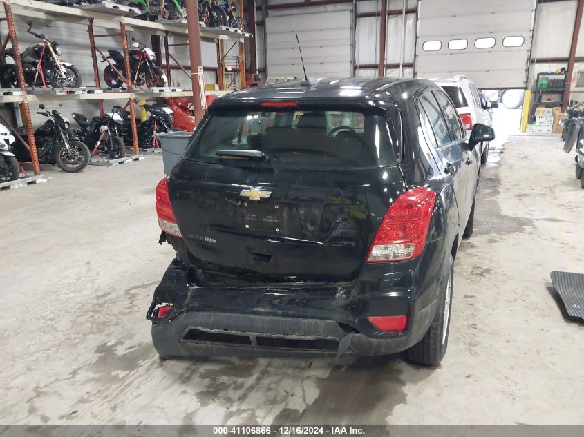 2019 Chevrolet Trax Ls VIN: 3GNCJNSB7KL368341 Lot: 41106866