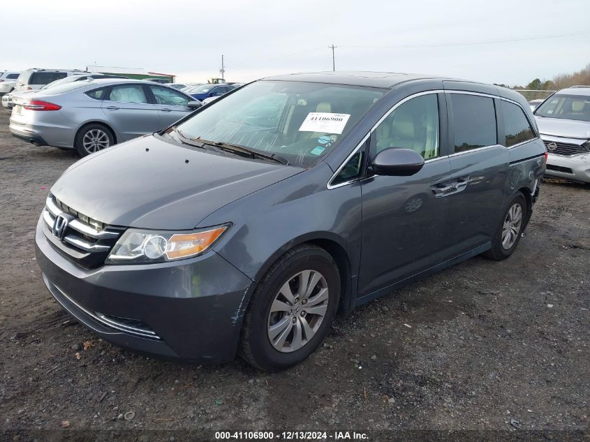 VIN 5FNRL5H68GB164208 2016 Honda Odyssey, Ex-L no.2