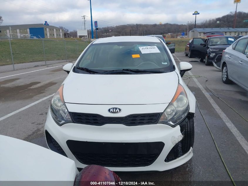 2013 Kia Rio Lx VIN: KNADM5A36D6160931 Lot: 41107046