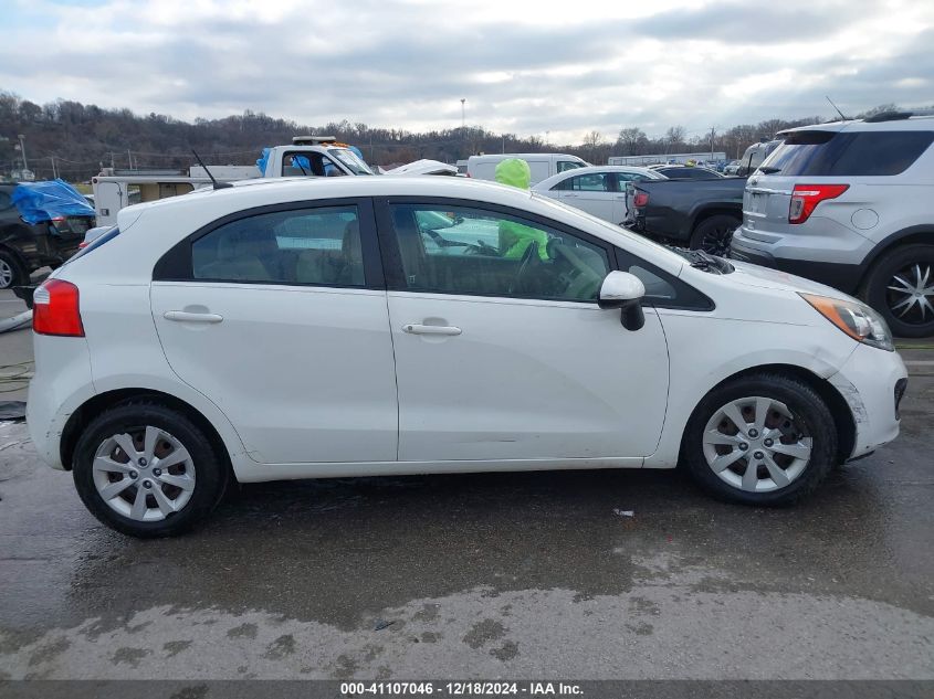 2013 Kia Rio Lx VIN: KNADM5A36D6160931 Lot: 41107046