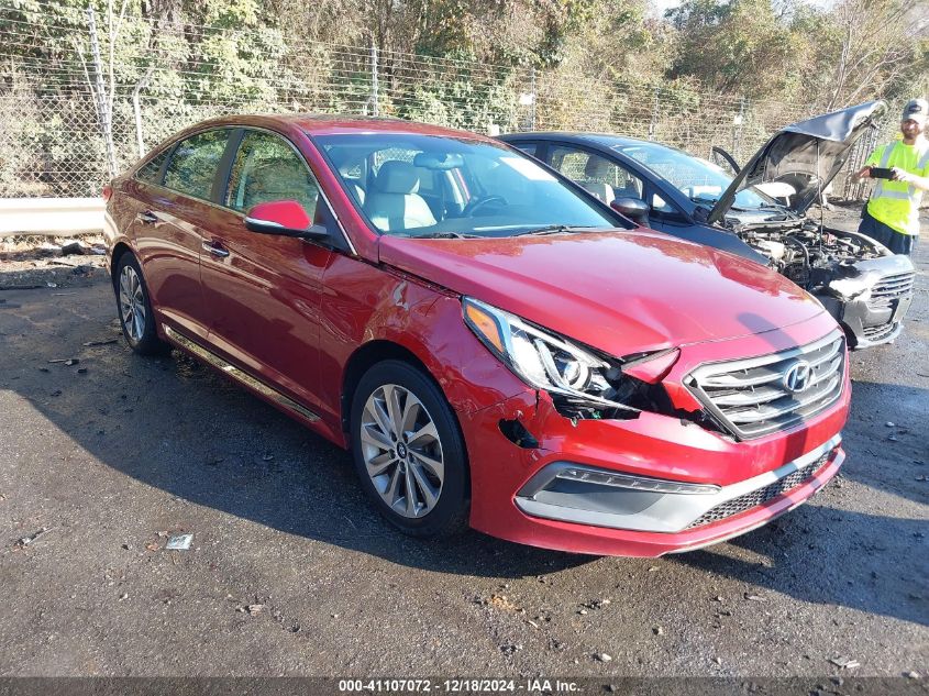 VIN 5NPE34AF4GH377869 2016 Hyundai Sonata, Sport no.1