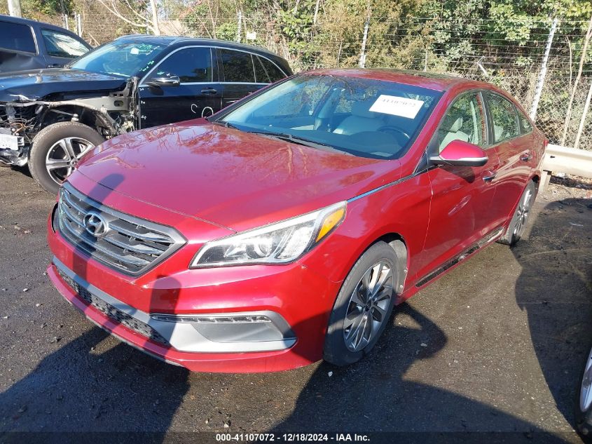 VIN 5NPE34AF4GH377869 2016 Hyundai Sonata, Sport no.2