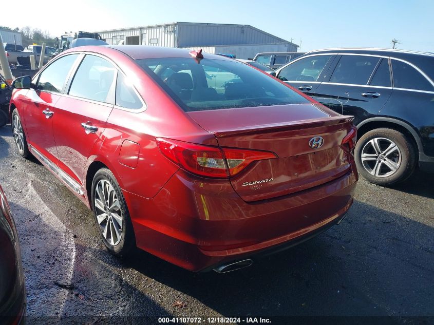 VIN 5NPE34AF4GH377869 2016 Hyundai Sonata, Sport no.3