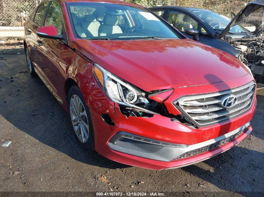 VIN 5NPE34AF4GH377869 2016 Hyundai Sonata, Sport no.6