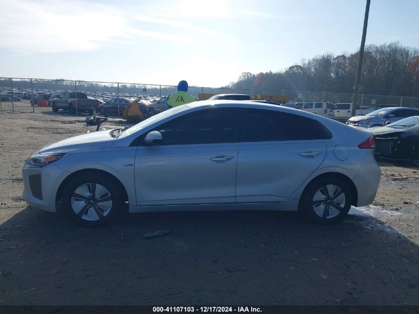 2019 Hyundai Ioniq Hybrid Blue VIN: KMHC65LC5KU111326 Lot: 41107103