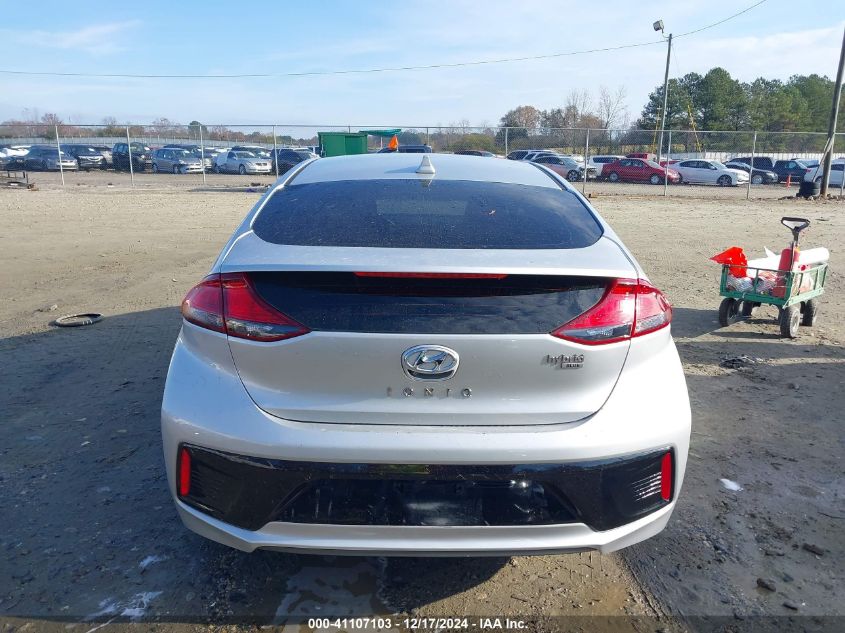 2019 Hyundai Ioniq Hybrid Blue VIN: KMHC65LC5KU111326 Lot: 41107103