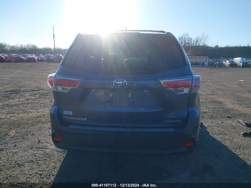 VIN 5TDJKRFH7GS290969 2016 Toyota Highlander, Xle V6 no.17