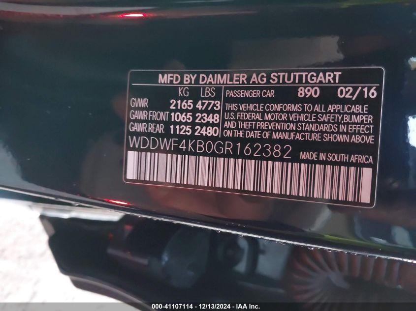 VIN WDDWF4KB0GR162382 2016 Mercedes-Benz C 300, 4Ma... no.9