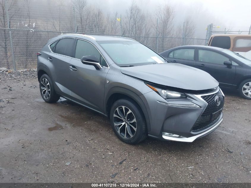 VIN JTJBARBZ8F2028175 2015 Lexus NX, 200T F Sport no.1