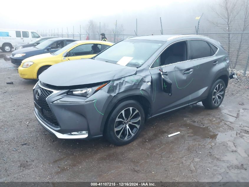 VIN JTJBARBZ8F2028175 2015 Lexus NX, 200T F Sport no.2