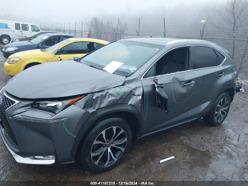 VIN JTJBARBZ8F2028175 2015 Lexus NX, 200T F Sport no.6