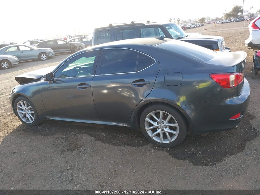 2011 LEXUS IS 250 VIN: JTHBF5C28B5139122