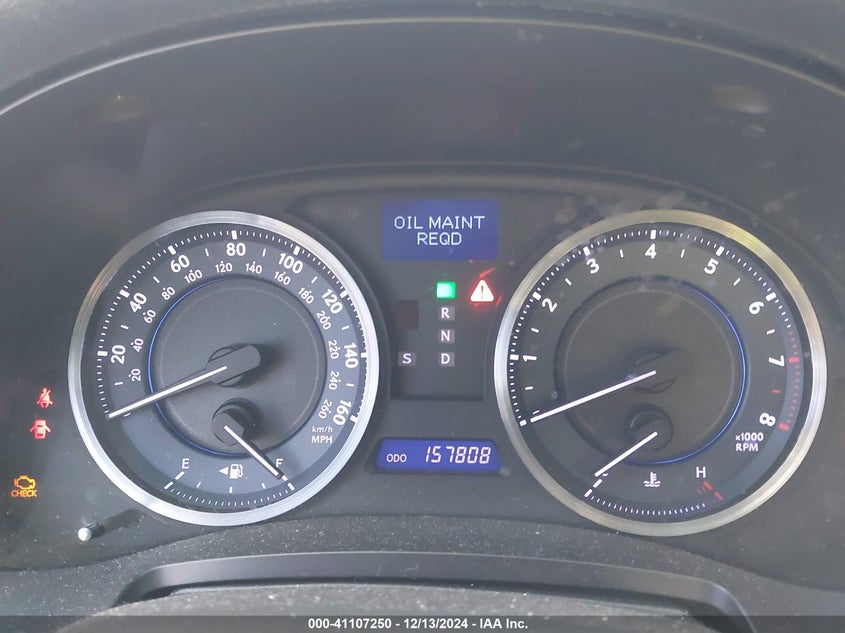 2011 LEXUS IS 250 VIN: JTHBF5C28B5139122