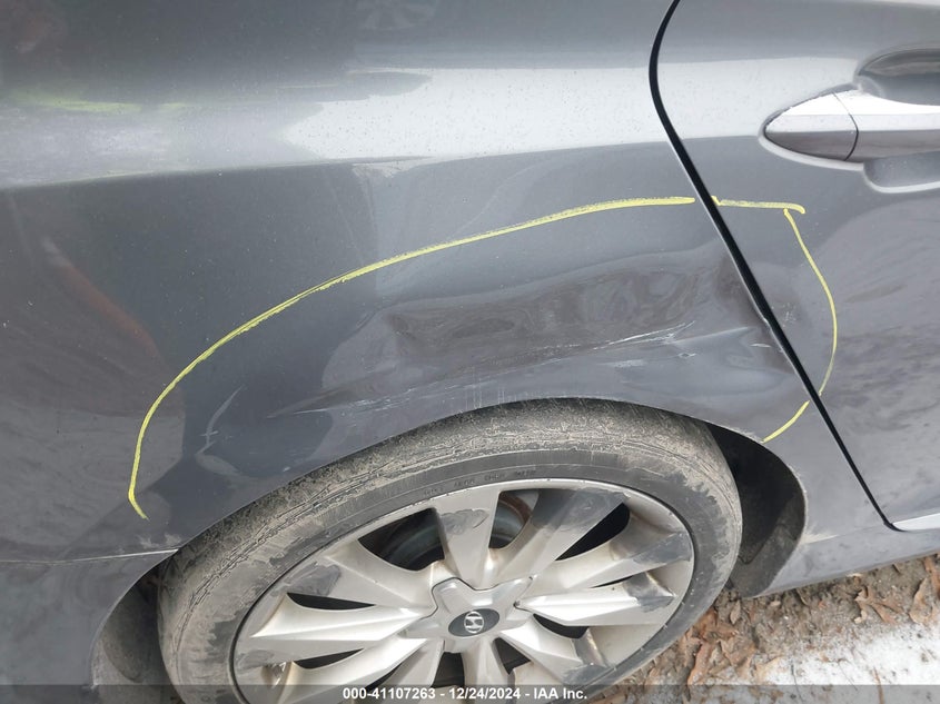 2012 HYUNDAI AZERA VIN: KMHFH4JG5CA192077