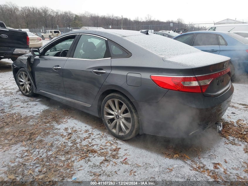 2012 HYUNDAI AZERA VIN: KMHFH4JG5CA192077