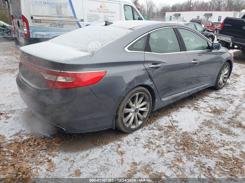 2012 HYUNDAI AZERA VIN: KMHFH4JG5CA192077