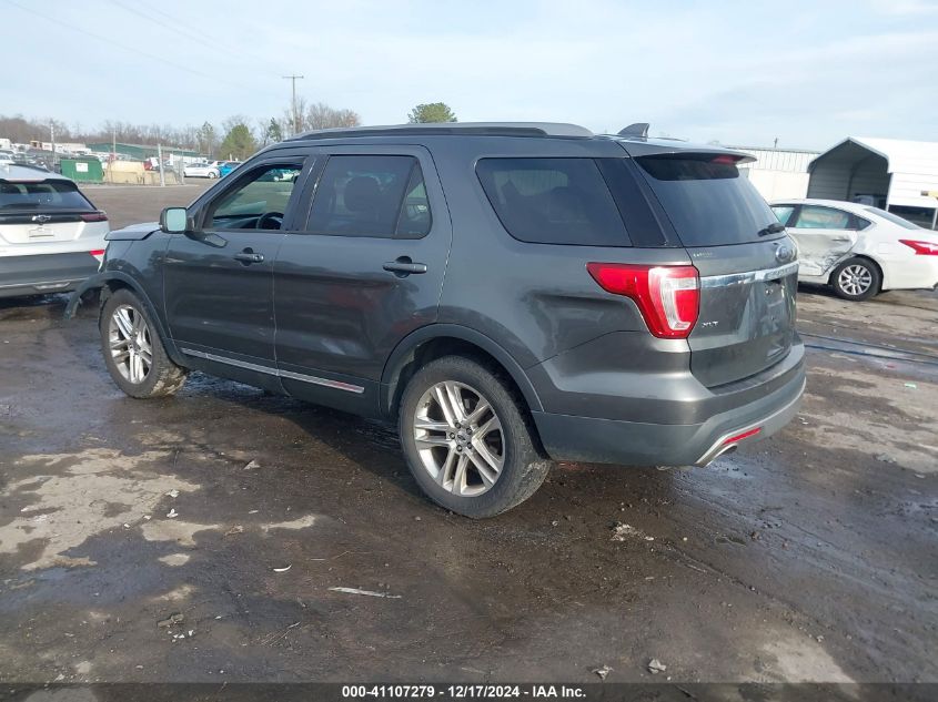 VIN 1FM5K8D81HGA53268 2017 FORD EXPLORER no.3