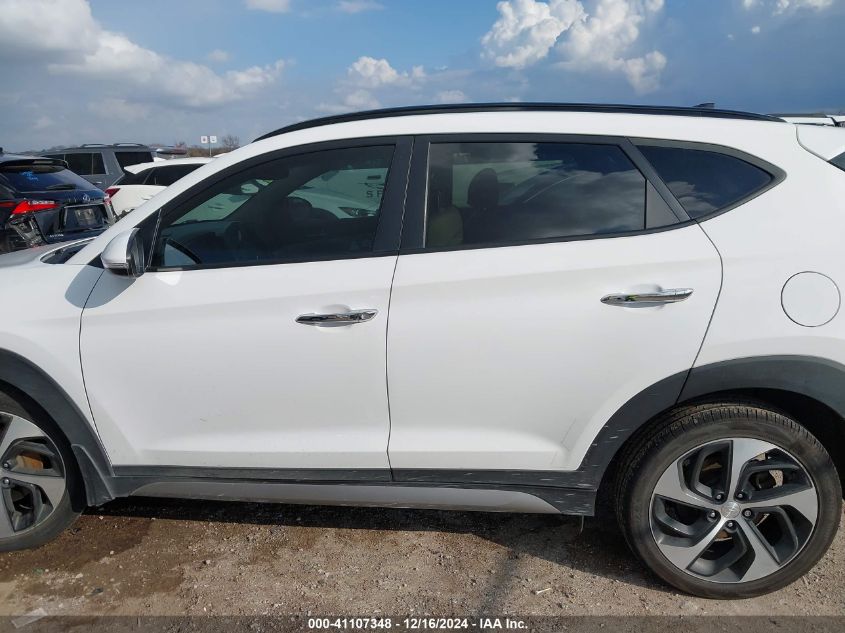 VIN KM8J33A26HU327421 2017 Hyundai Tucson, Limited no.14