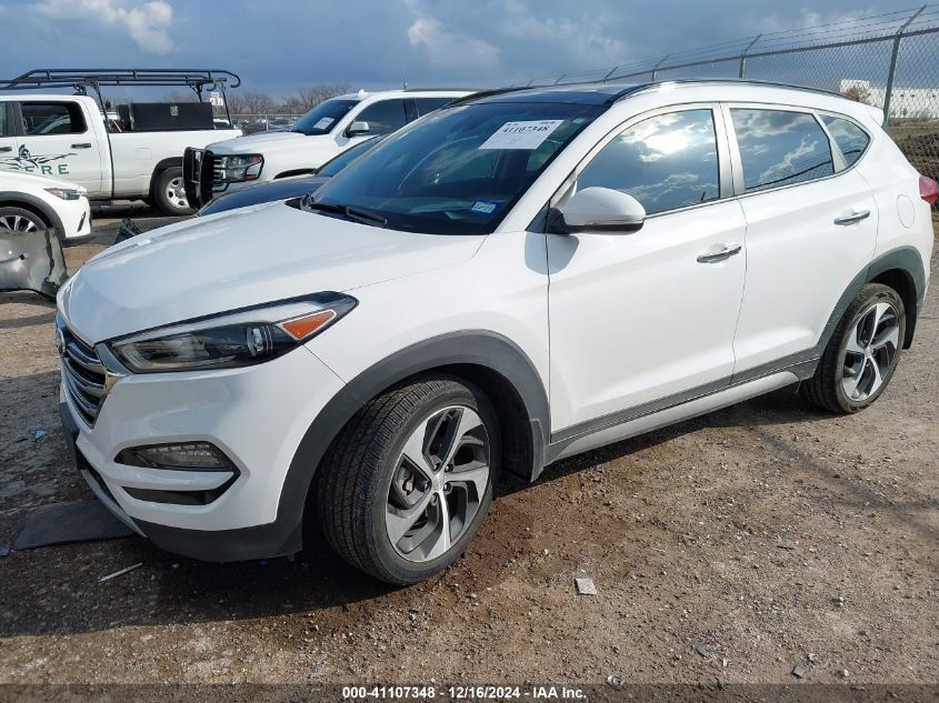 VIN KM8J33A26HU327421 2017 Hyundai Tucson, Limited no.2