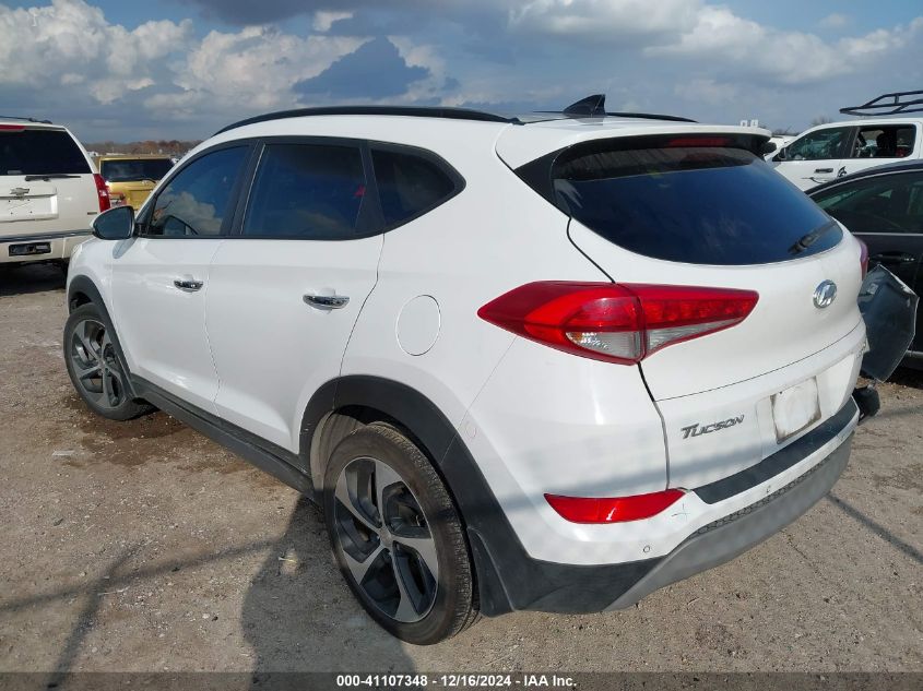 VIN KM8J33A26HU327421 2017 Hyundai Tucson, Limited no.3