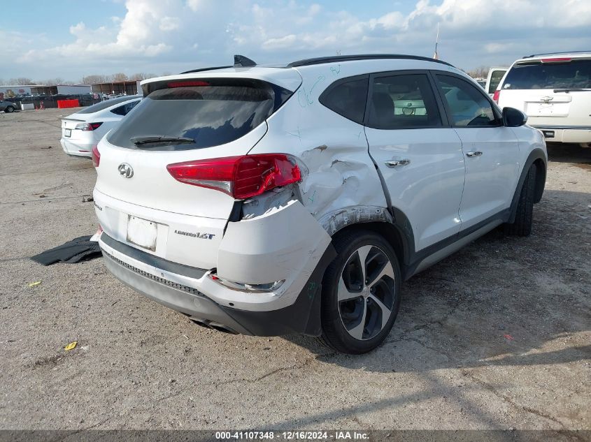 VIN KM8J33A26HU327421 2017 Hyundai Tucson, Limited no.4