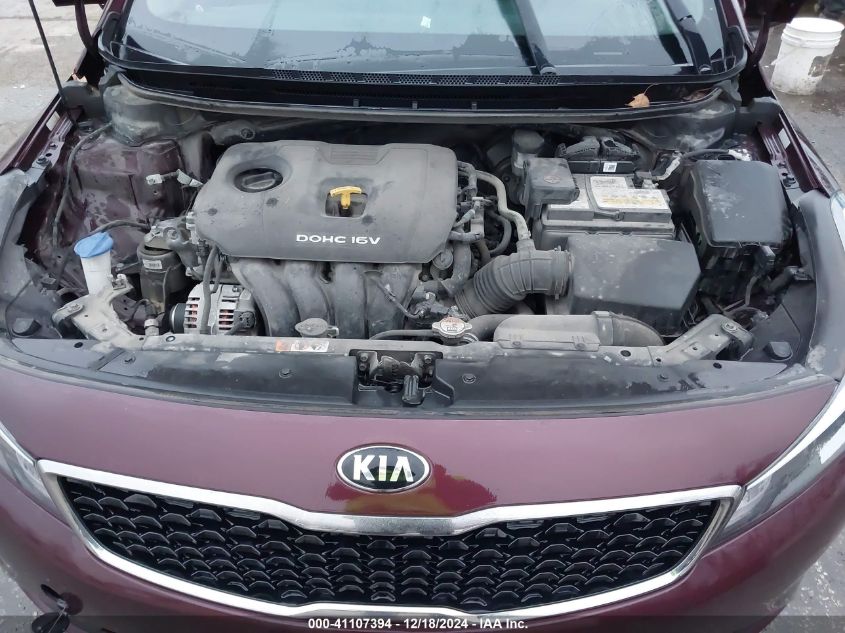 VIN 3KPFK4A76JE187468 2018 KIA FORTE no.10