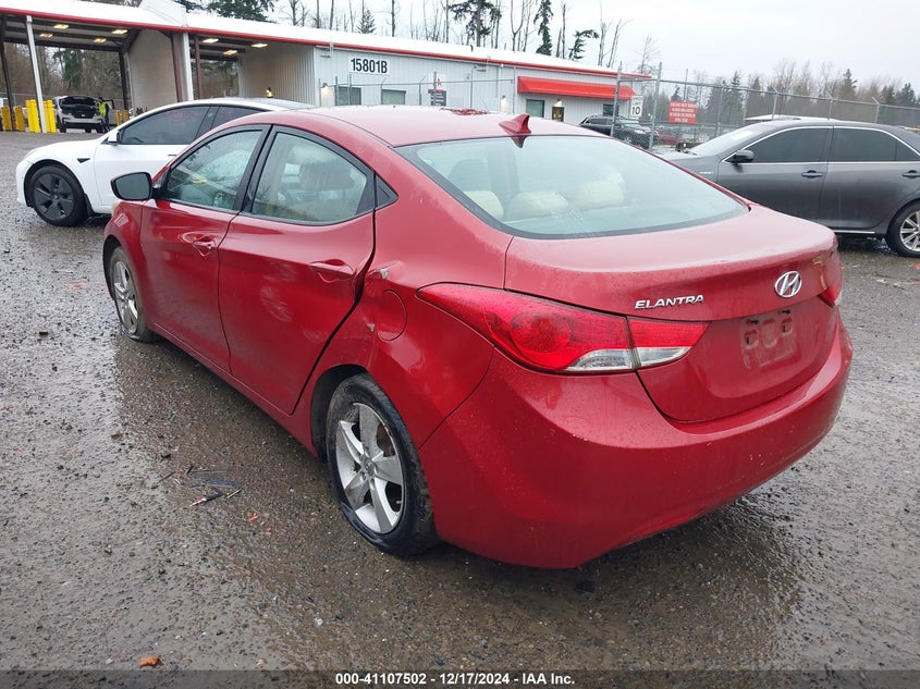 2013 HYUNDAI ELANTRA VIN: KMHDH4AE5DU706421