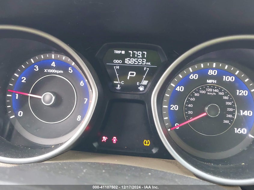 2013 HYUNDAI ELANTRA VIN: KMHDH4AE5DU706421