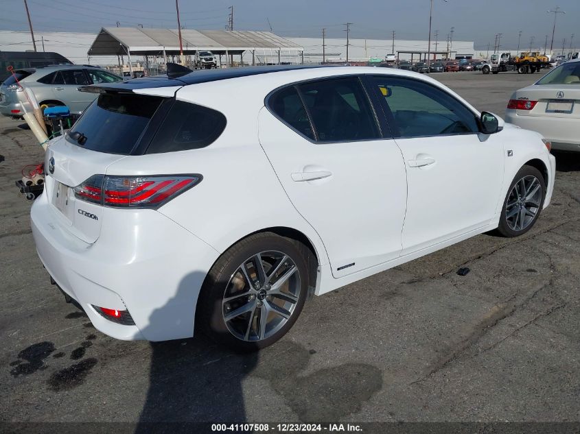 VIN JTHKD5BH4F2228947 2015 LEXUS CT 200H no.4