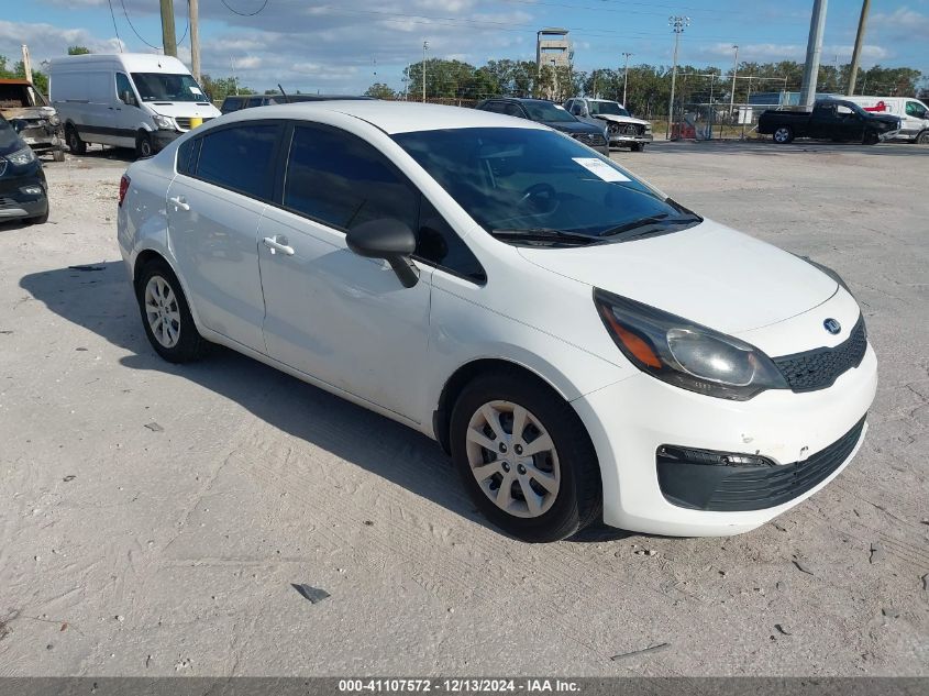 VIN KNADM4A36G6650218 2016 KIA Rio, LX no.1