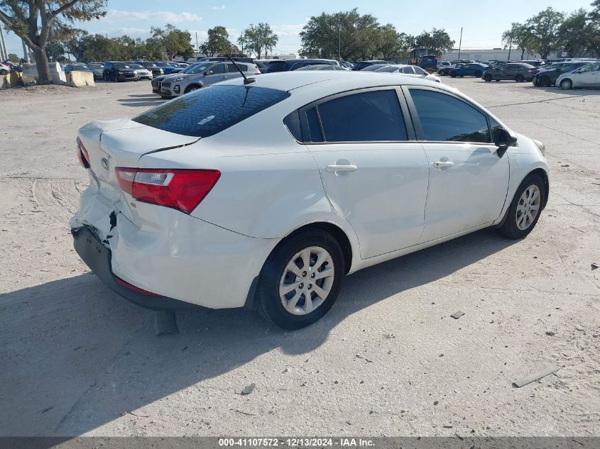 VIN KNADM4A36G6650218 2016 KIA Rio, LX no.4