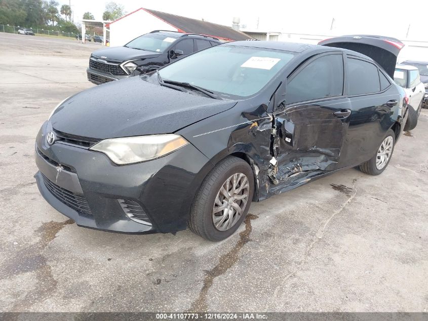 VIN 5YFBURHE7GP520178 2016 Toyota Corolla, LE no.2