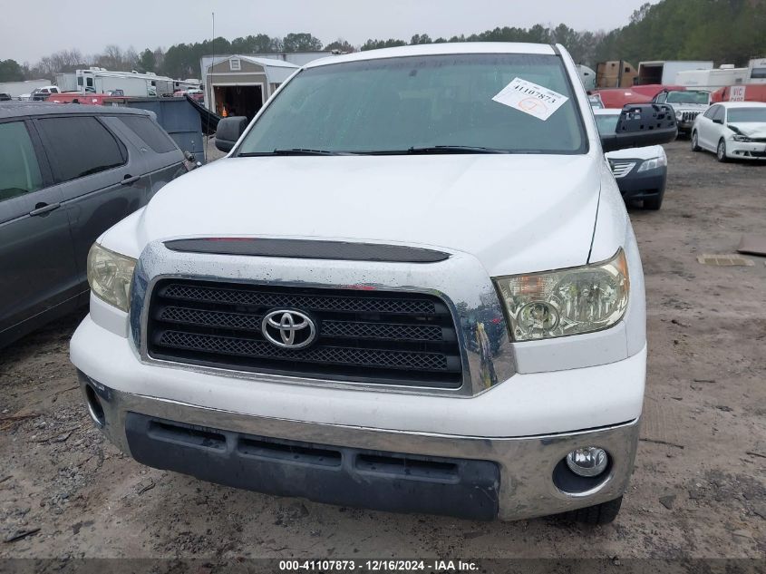 2007 Toyota Tundra Sr5 5.7L V8 VIN: 5TBEV54177S467245 Lot: 41107873
