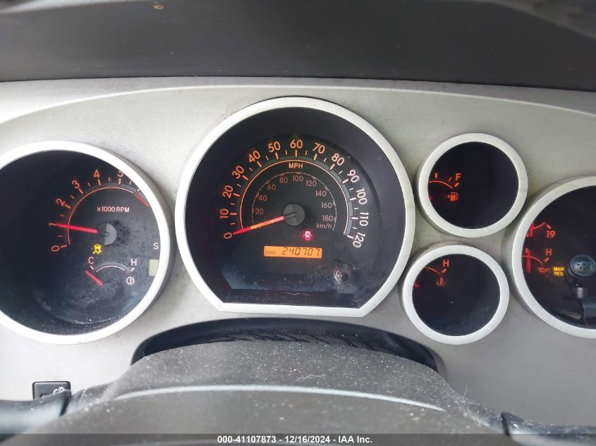 2007 Toyota Tundra Sr5 5.7L V8 VIN: 5TBEV54177S467245 Lot: 41107873