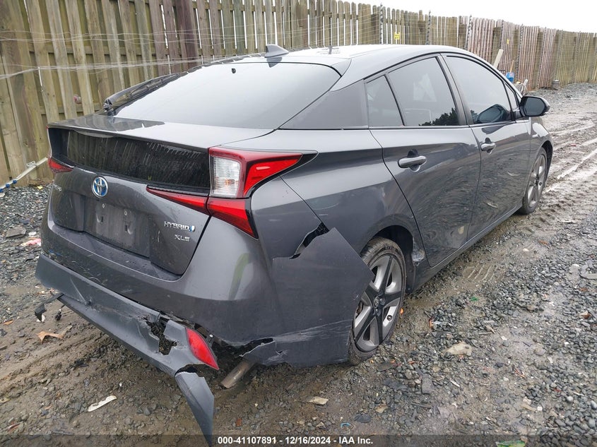 2019 TOYOTA PRIUS VIN: JTDKARFU8K3085918