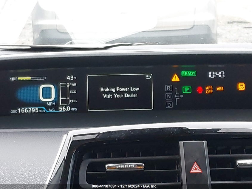 2019 TOYOTA PRIUS VIN: JTDKARFU8K3085918
