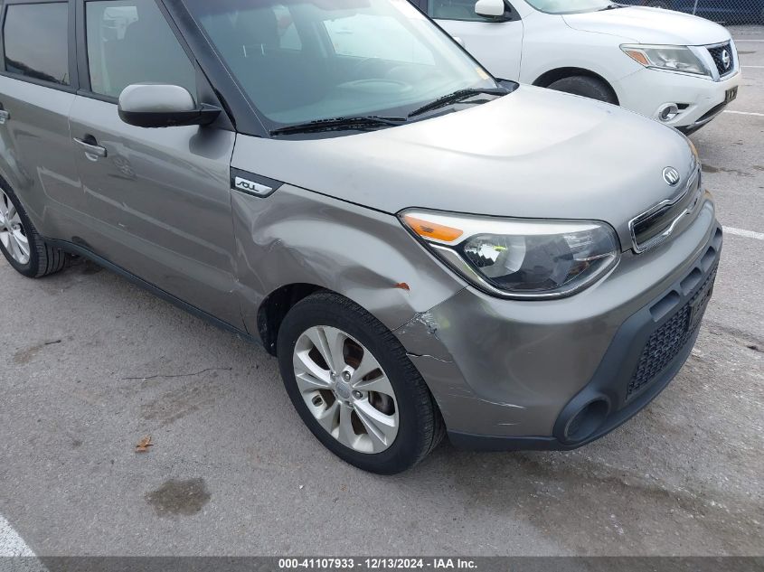 2015 Kia Soul + VIN: KNDJP3A51F7173022 Lot: 41107933