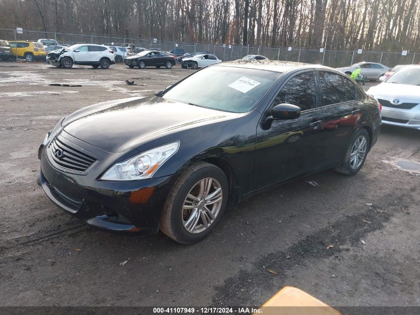 VIN JN1CV6AR7DM767361 2013 INFINITI G37X no.2