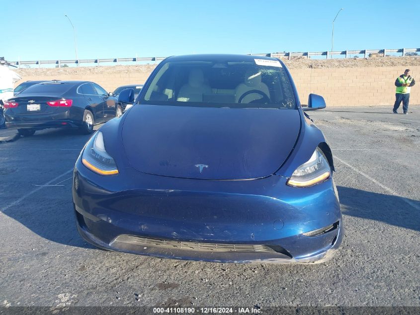 2020 Tesla Model Y Long Range Dual Motor All-Wheel Drive/Performance Dual Motor All-Wheel Drive VIN: 5YJYGDEF0LF014800 Lot: 41108190