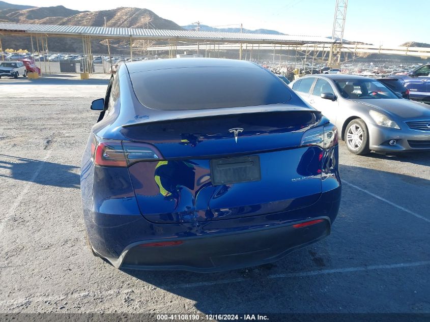 2020 Tesla Model Y Long Range Dual Motor All-Wheel Drive/Performance Dual Motor All-Wheel Drive VIN: 5YJYGDEF0LF014800 Lot: 41108190