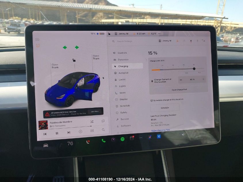 2020 Tesla Model Y Long Range Dual Motor All-Wheel Drive/Performance Dual Motor All-Wheel Drive VIN: 5YJYGDEF0LF014800 Lot: 41108190