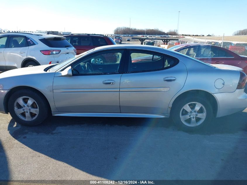 2008 Pontiac Grand Prix VIN: 2G2WP55238110390 Lot: 41108242