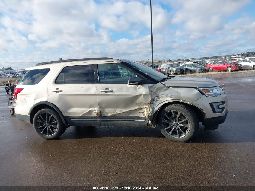 2017 Ford Explorer Xlt VIN: 1FM5K7DH8HGE22766 Lot: 41108279