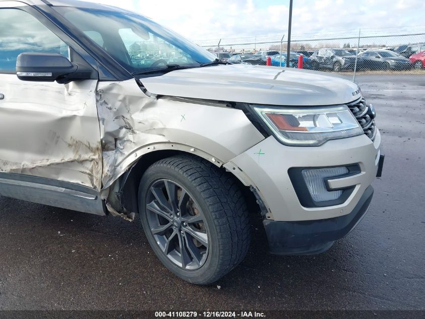 2017 Ford Explorer Xlt VIN: 1FM5K7DH8HGE22766 Lot: 41108279