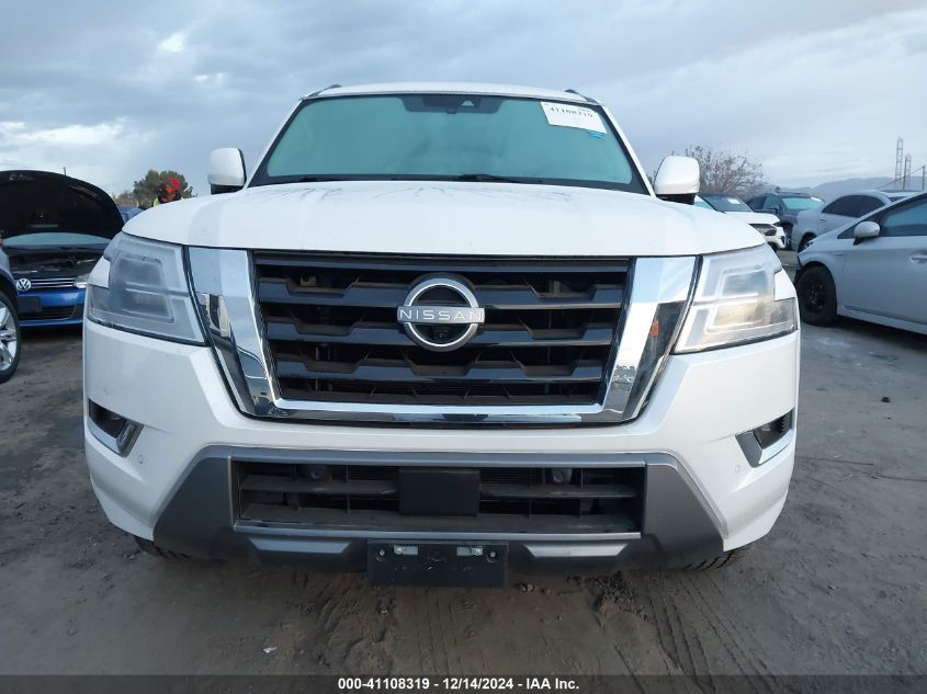 2021 Nissan Armada Sl 2Wd VIN: JN8AY2BA9M9374109 Lot: 41108319